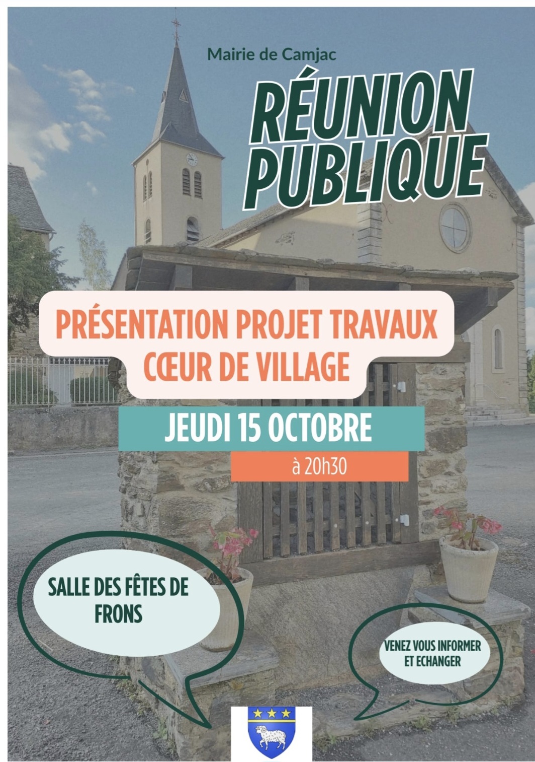 flyer réunion publique